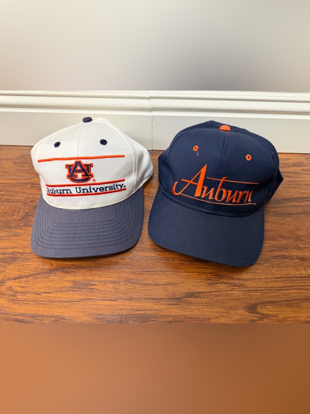 Two vintage Auburn Hats